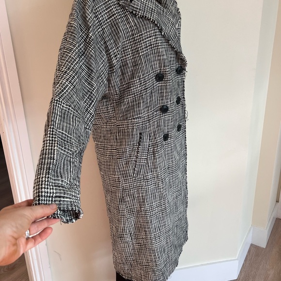 FREE PEOPLE oversized plaid trench/jacket - Picture 8 of 16